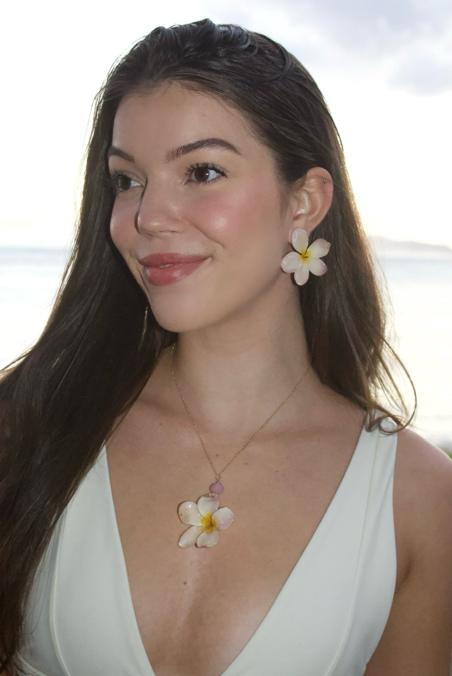 Small Plumeria Necklace