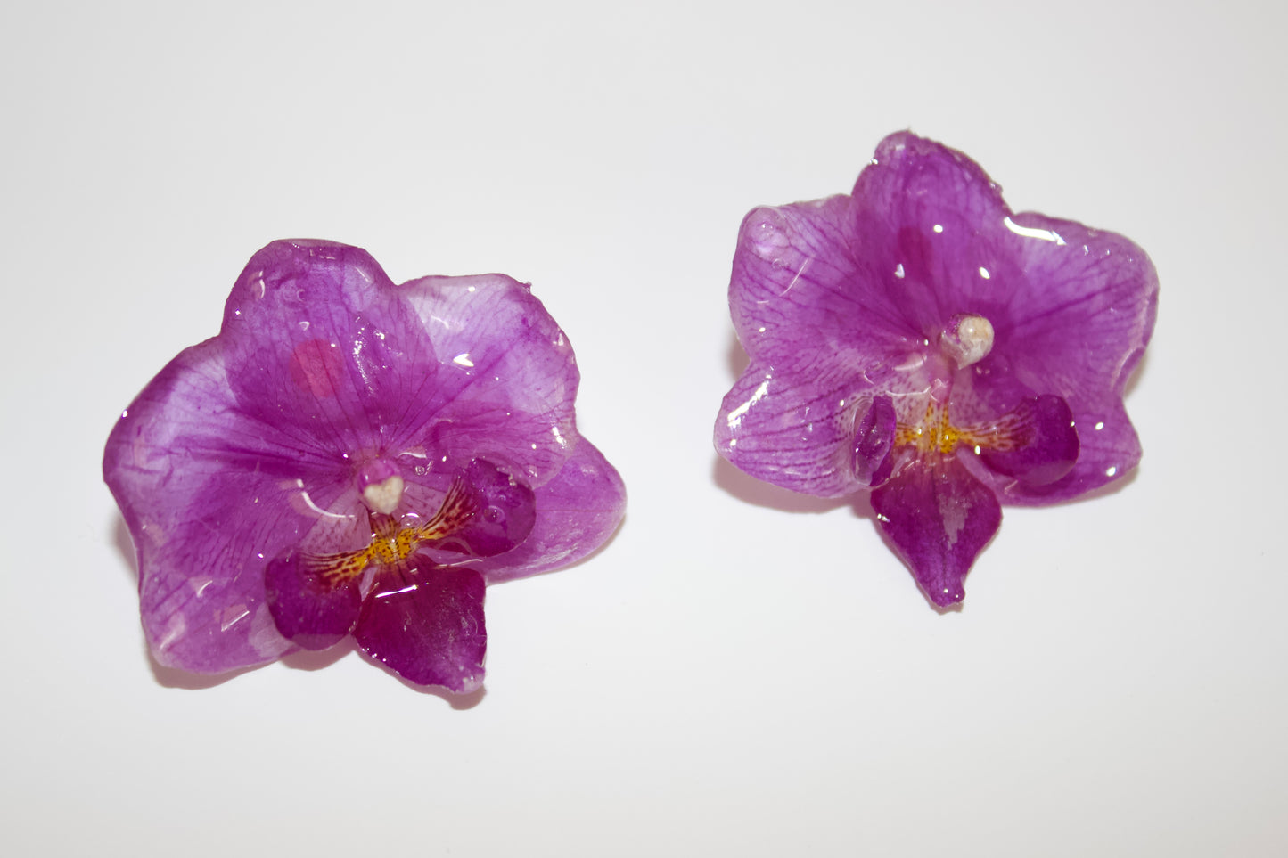 Pure Purple Super Mini Orchid Studs